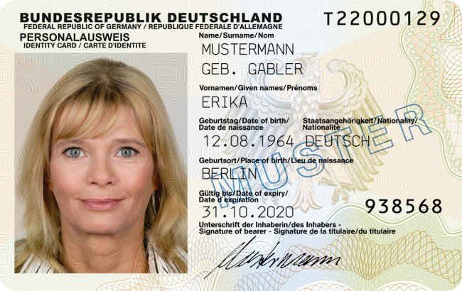 Der neue Personalausweis ab 01.11.2010 [Quelle: Bundesministerium des Innern]